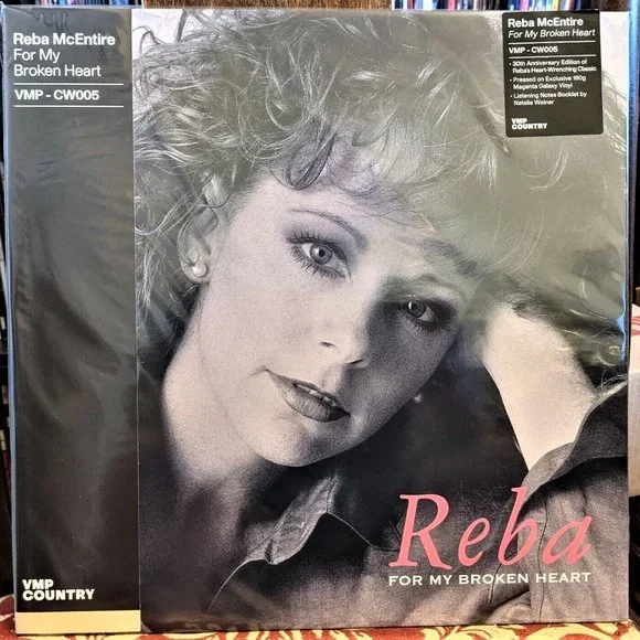 Reba McEntire For My Broken Heart LP ~ Excl. 180g Magenta Colored Vinyl ~ New!
